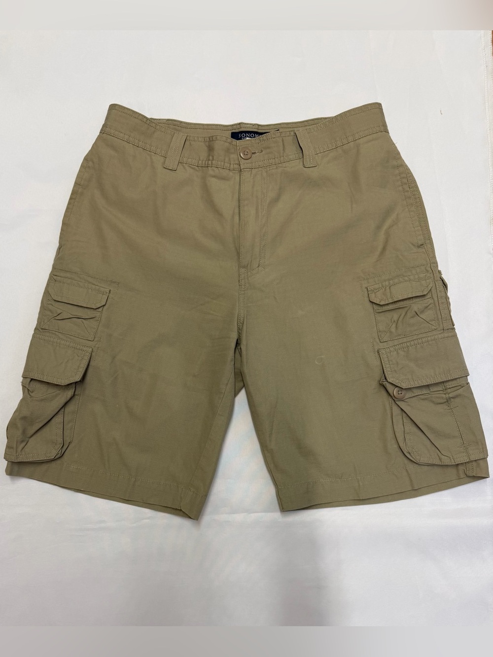 Sonoma Men's Khaki Cargo Shorts